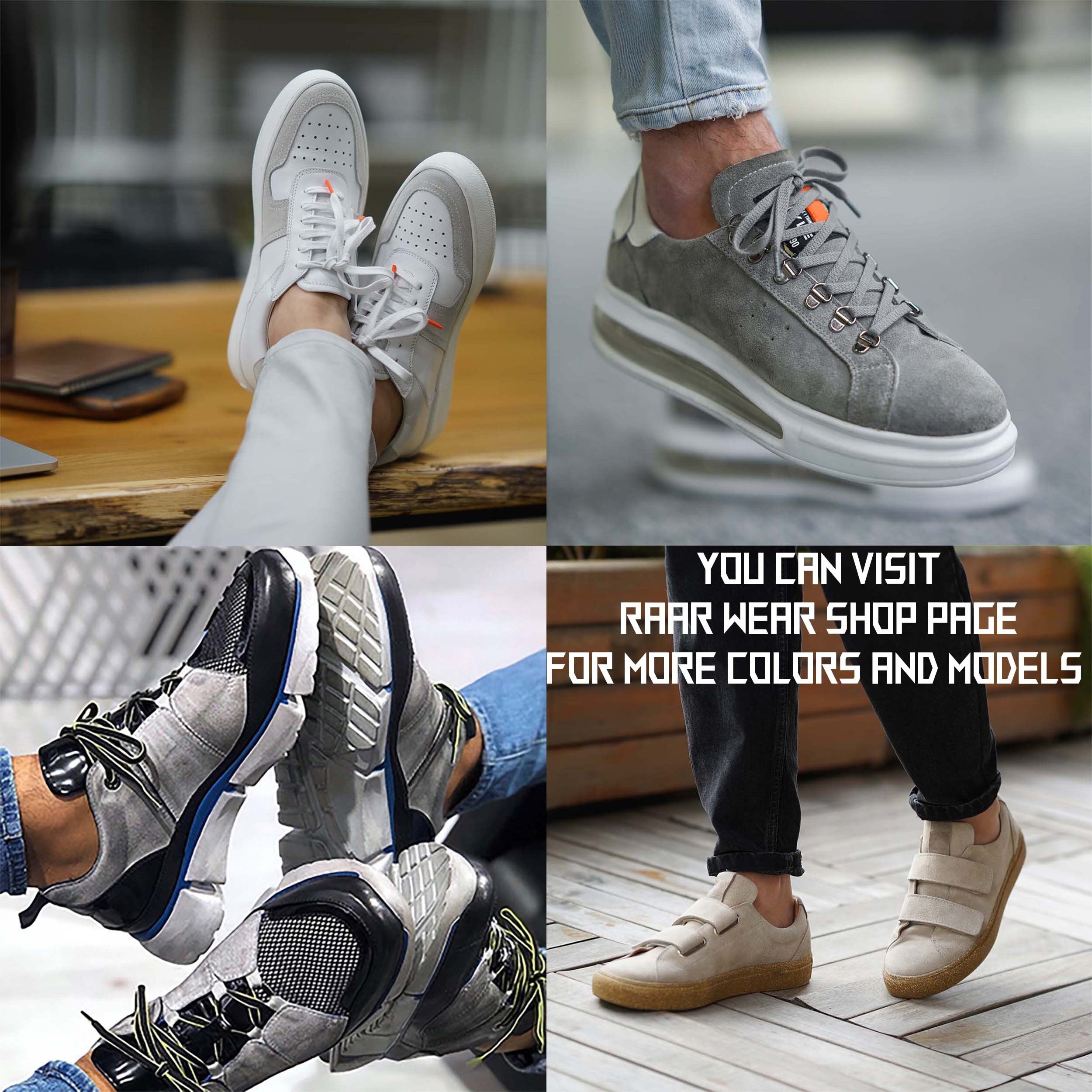 Raar Wear Geon Leather Sneaker for Men, Handmade Leather Sneakers, Casual Leather Sneakers, Genuine Leather Shoes, Leather Tie Sneakers Men
