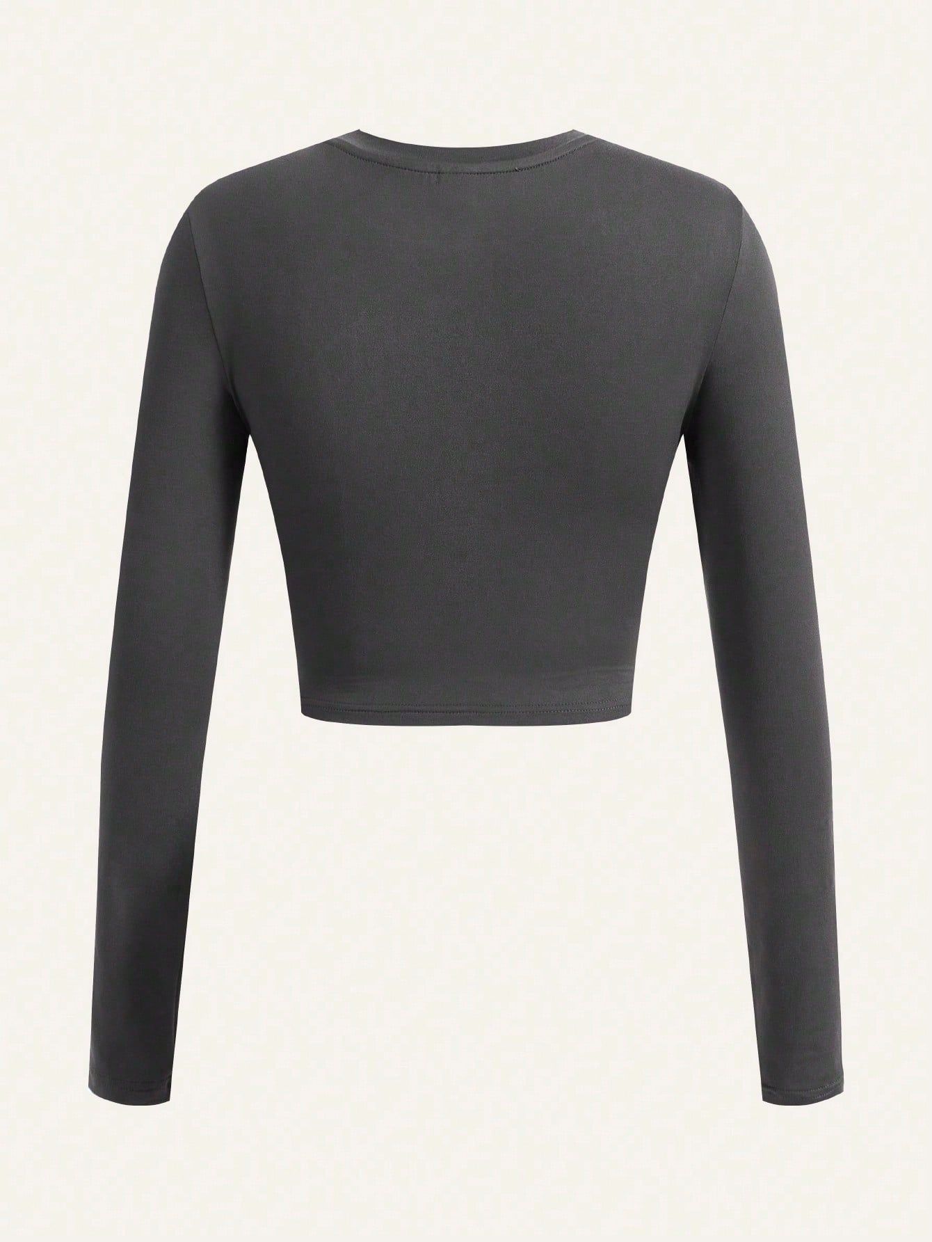 SHEIN Ezwear Multi-Pack Women Versatile Casual Simple Long Sleeve T-Shirt Valentine Day