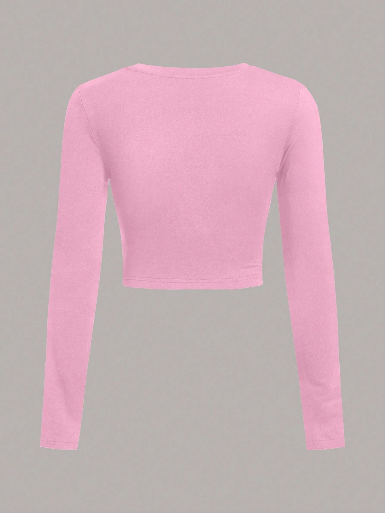 SHEIN Ezwear Multi-Pack Women Versatile Casual Simple Long Sleeve T-Shirt Valentine Day