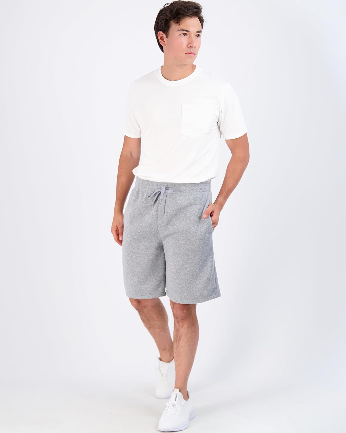 3 Pack: Men'S 9" Fleece Casual Lounge Athletic Shorts-Regular & Big-Tall Sizes